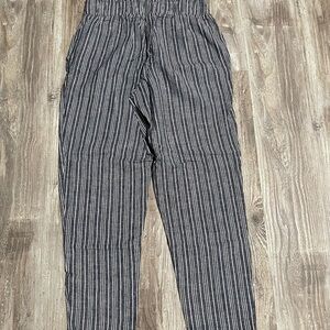 Falls Creek Navy Striped Chinos